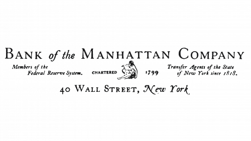 Logo de Manhattan Company 1799-1877