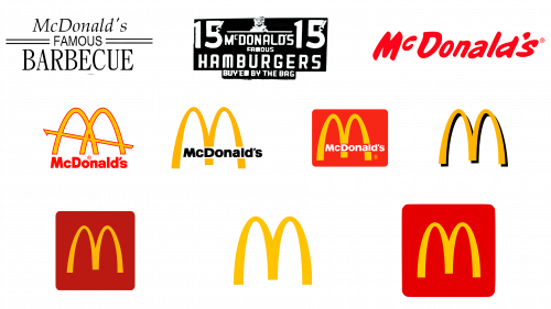 Logo de McDonalds simplifié à l'extrême