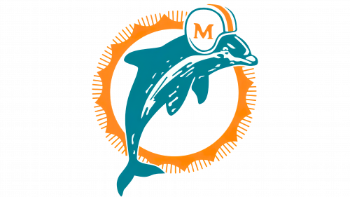 Logo de Miami Dolphins 1974-1989