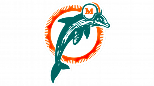 Logo de Miami Dolphins 1989-1996
