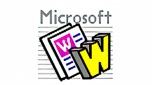 Logo de Microsoft Word de 1987-1991