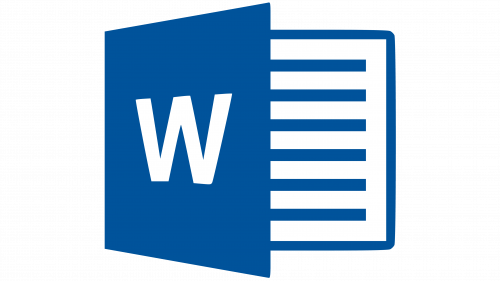 Logo de Microsoft Word de 2013-2019