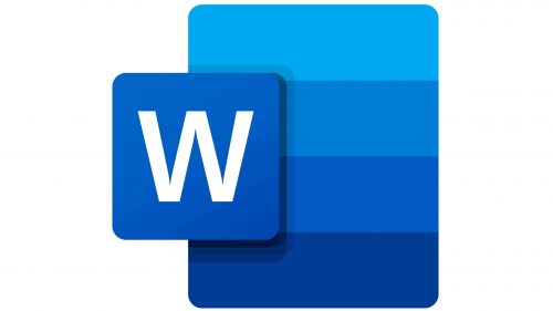 Logo de Microsoft Word de 2019 aujourdu