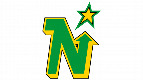 Logo de Minnesota North Stars 1985-1991
