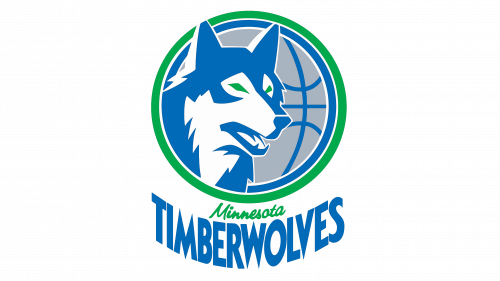 Logo de Minnesota Timberwolves 1990-1996