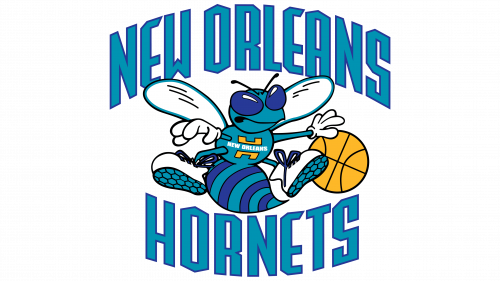 Logo de New Orleans Hornets 2003-2008