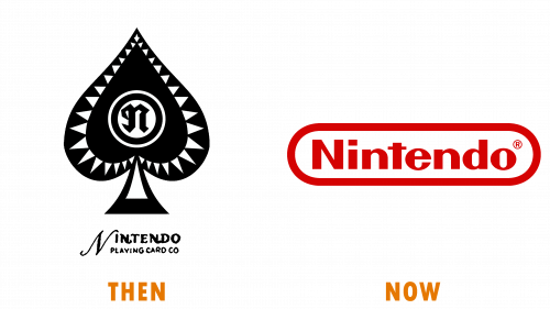 Logo de Nintendo avant et maintenant