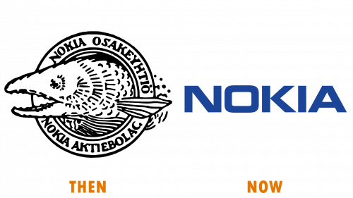 Logo de Nokia avant et maintenant
