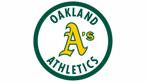Logo de Oakland Athletics 1982-1992