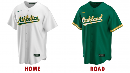 Logo de Oakland Athletics Uniform