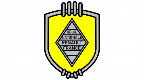 Logo Renault 1945-1946 Logo de Renault de 1945-1946