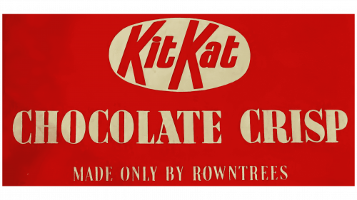 Logo de Rowntrees Kit Kat Chocolate Crisp en 1937