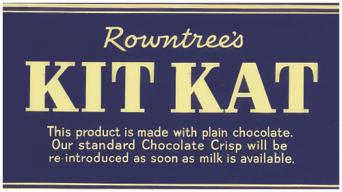 Logo de Rowntrees Kit Kat en 1942