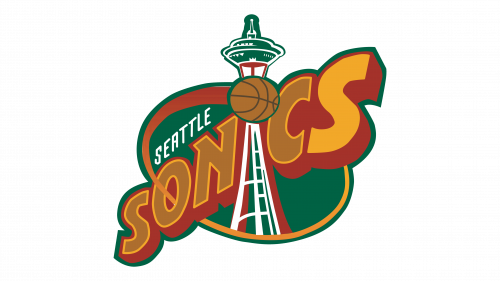 Logo de Seattle Sonics 1996-2001