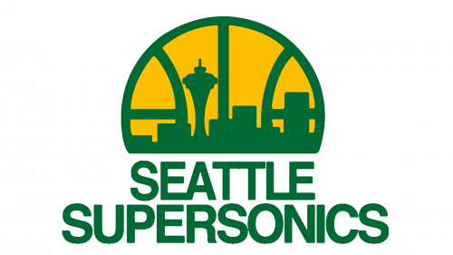 Logo de Seattle SuperSonics 1976-1995