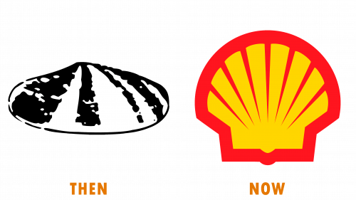Logo de Shell (avant et maintenant)