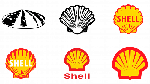 Logo de Shell simplifié à l'extrême