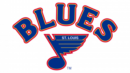 Logo de St. Louis Blues 1984-1987