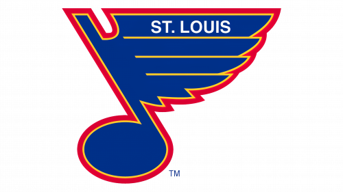 Logo de St. Louis Blues 1987-1989