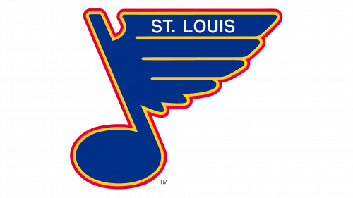 Logo de St. Louis Blues 1989-1998