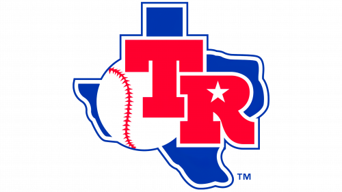 Logo de Texas Rangers en 1982-1983