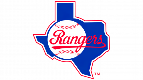 Logo de Texas Rangers en 1984-1993