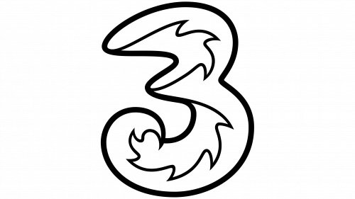 Logo de Three UK de 2003-2009