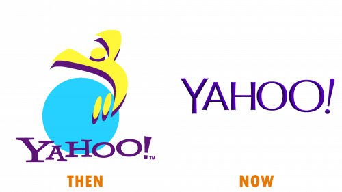 Logo de Yahoo! (avant et maintenant)