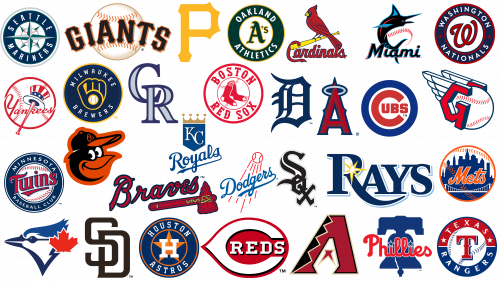 Tous les logos et noms des équipes de la MLB
