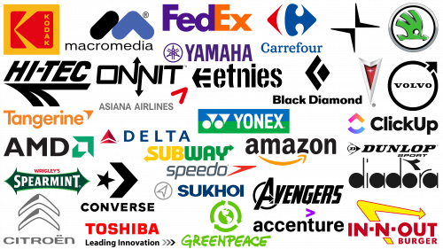 Top des entreprises célèbres avec des logos en forme de flèche