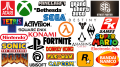Logos de jeux vidéo célèbres et symboles parfaits de jeux vidéo