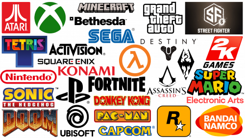 Logos de jeux vidéo célèbres : des symboles de jeux vidéo parfaits