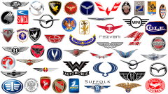 Tous les logos automobiles avec des ailes