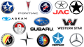 Logos de voitures avec des étoiles Emblèmes de voitures célèbres avec des étoiles