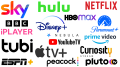 Logos des services de streaming TV, les services de streaming les plus populaires au monde et leurs logos