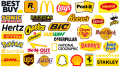 Logos jaunes célèbres