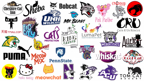Logos les plus célèbres avec des chats