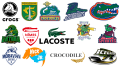 Logos les plus célèbres avec un crocodile