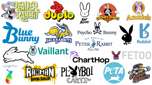 Logos les plus célèbres avec un lapin