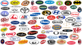Logos les plus célèbres avec un ovale