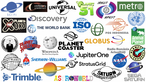 Logos les plus célèbres avec une planète