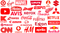Logos les plus célèbres en rouge