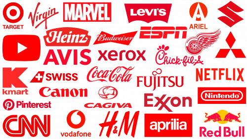 Les logos les plus célèbres en rouge