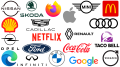 Logos oversimplifiés Clarification de la tendance des logos simplifiés