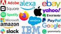 Logos technologiques, les logos et noms des entreprises technologiques les plus célèbres