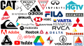 Logos triangulaires célèbres