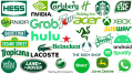Logos verts célèbres
