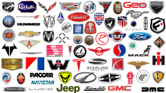 Marques automobiles américaines (constructeurs automobiles, logos)