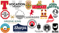 Marques de bière britanniques. Logos de marques de bière britanniques célèbres