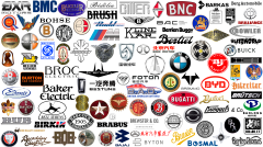 Marques et logos de voitures commençant par B